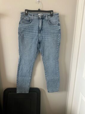 LC Lauren Conrad Light Blue High-Rise Slim Jeans